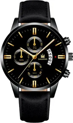 Produktbild von Ramon Uhr Schwarz/Gold – Stilvolles Accessoire für Herren KP11600