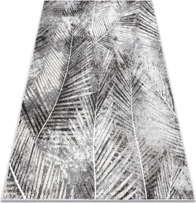 Produktbild von Teppich MATEO 8035/644 Modern Palmenblätter - Strukturell grau Grau 120x170 cm