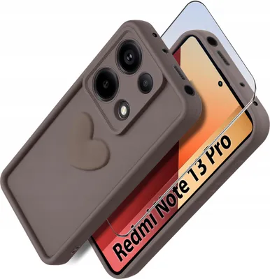 Immagine prodotto di Custodia per Xiaomi Redmi Note 13 Pro 4G in silicone OPACO cuore + Vetro 9H
