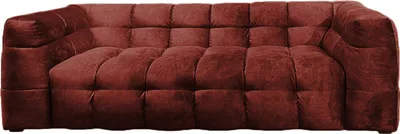 Produktbild von KAWOLA Sofa ROSARIO 3-Sitzer Velvet bordeaux