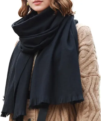 Produktbild von RIIQIICHY Women's Scarf Winter Pashmina Stole Festive Autumn XXL Scarves Shawls for Evening Dresses Women Wedding