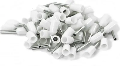 Produktbild von Aderendhülsen einzeln Querschnitt 0,75 mm² 8 mm Kabelhülsen 100 Stück isoliert