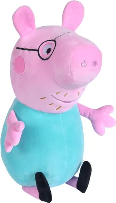 Produktbild von Peppa Pig Daddy Pig Teddybär One Size