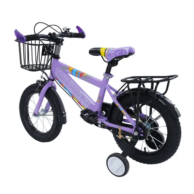 Image de Vélo pour enfants, vélo pour enfants, vélo pour enfants avec panier pour les 3-6 ans qui apprennent les bases du vélo
