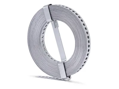 Produktbild von Alberts Lochband | mit oder ohne Abrollkasette | sendzimirverzinkt | Breite 12 mm | Länge 10 m | 2er Set