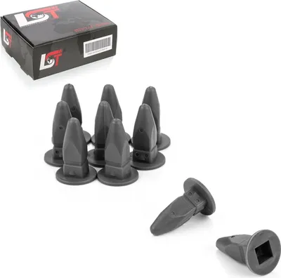 Produktbild von 10x EINSTECKMUTTER KENNZEICHEN HALTER BEFESTIGUNG CLIPS für VW