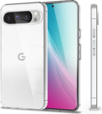 Obrázok produktu pre Puzdro NALIA „GLAZE“ pre Google Pixel 9 Pro XL – priehľadné ochranné puzdro z TPU, proti zožltnutiu, tenké a ľahké – priehľadné puzdro na mobil