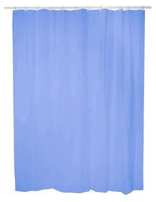Imagen del producto de Cortina de baño y ducha PVC con anillas - Forro de cortina - LOTE DE 2 UDS - 140x180 Azul Claro