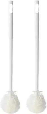 2er Set Silikon-Flaschenbürste, lange Glasbürste, 32 cm