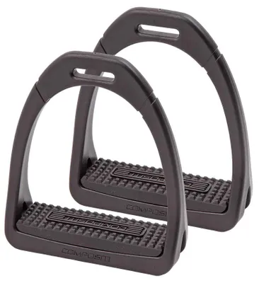 Produktbild von Compositi Premium Kunststoff-Steigbügel – Schwarz, Large