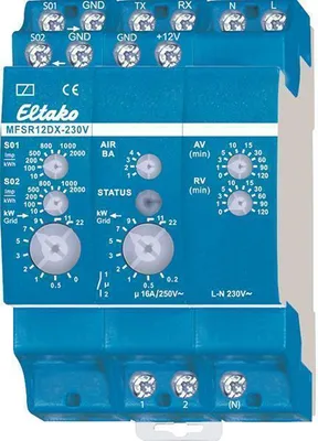 Produktbild von Eltako MFSR12DX-230V Multifunktions-Strom-Relais 22100530