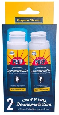 Immagine prodotto di Prep Schiuma Barba Classica 2 Pezzi Da 50 Ml