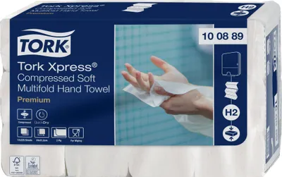 Produktbild von TORK Xpress Multifold Handtuchpapier 212 x 240 mm W-Falz