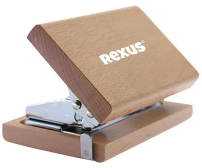 Obrázek produktu pro Dziurkacz biurowy Rexus do papieru z uchwytem ergonomicznym