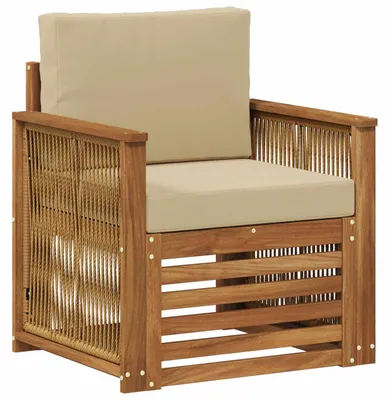 Produktbild von vidaXL Outdoor Mittelsofa Natur