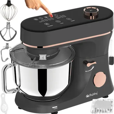 Produktbild von Küchenmaschine 6,2 l, 2000 W, mit Aufwärmfunktion, schwarz