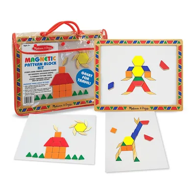 Produktbild von Melissa & Doug Hölzernes Magnetblock-Kit Mit Vorlagen