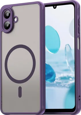 Obrázok produktu pre Puzdro MagSafe pre Samsung Galaxy A07 4G - Zadný kryt Phonesta AirFrost Polopriehľadné - Matná fialová