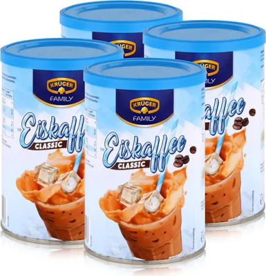 Produktbild von Krüger Family Eiskaffee Classic 275g - schnell und einfach (4er Pack)