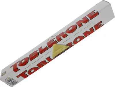 Zdjęcie produktu dla Toblerone Biała szwajcarska czekolada z nugatem miodowo-migdałowym 100g