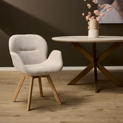 Produktbild von Starfurn - Jesse Esszimmerstuhl - Beige - 2er-Set