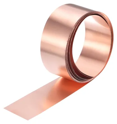 Kupferfolie Rolle 2000x20x0,1 mm 99,9% rein