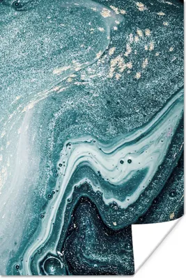 Produktbild von MuchoWow® Poster Edelsteine - Blau - Natur - Marmor - Abstrakt 120x180 cm - Kunstposter