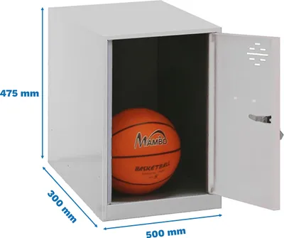Obrázek produktu pro Skříňka Simonrack SIMONLOCKER DISM šedá 8425437065026, 1 skříňka 30,0 x 50,0 x 47,5 cm