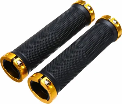 Produktbild von 1 Paar rutschfeste Lenker Mountainbike Fahrrad Fahrrad BMX Lenker Griffe Gold