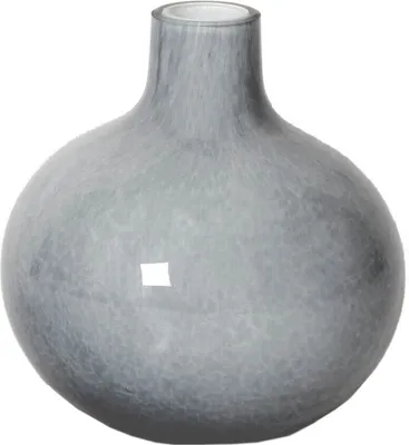 Produktbild von Vase bauchig/rund grau Höhe ca. 13cm