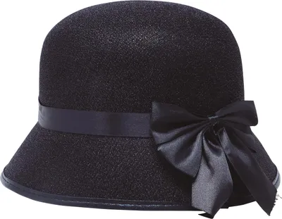 Produktbild von Damenhut mit Schleife, schwarz, 1 Stk.