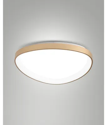 Immagine prodotto di Quirk Plafon. Led Ottone Satin.D.600