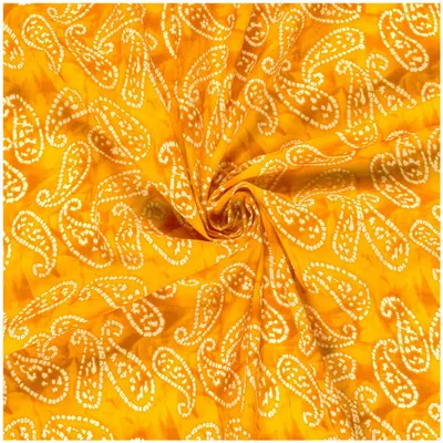 Produktbild von Voilestoff Baumwollstoff Batik Paisley145cm Meterware Sommerstoff