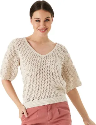Produktbild von Garcia D30240 Pullover Beige S Damen Beige S