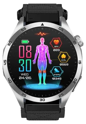 Produktbild von Knauermann PRO 3 Fan Edition (2025) Smartwatch EKG Telefon & Notruffunktion