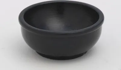 Produktbild von Räucherschale, Weihrauchschale aus Specksten in schwarz Ø 7,5 cm für Räucherkohle