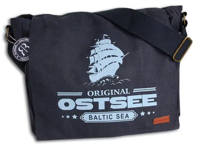 Image de Robin Ruth Coton 100 Sac à bandoulière bleu foncé bleu clair OTG5114M