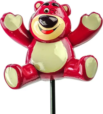 Produktbild von Gartenstecker Lotso Teddybär – Disney Pixar Toy Story Blumenstecker 34 cm