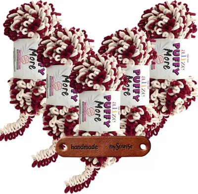 Produktbild von 5 x ALIZE Puffy More 6271 mit Label