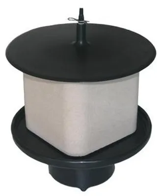 Productafbeelding van Vplast Liksteenhouder rond 10KG stenen (paalbevestiging)