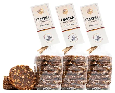 Produktbild von Haferkekse mit Schokolade 180 g – Schronisko Bukowina – 3x