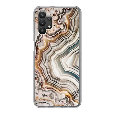 Produktbild von MuchoWow® Handyhülle Schutzhülle Hülle für Samsung Galaxy A32 5G Naturstein - Nahaufnahme - Muster Silikon Softcase Handy Hülle - Softcase