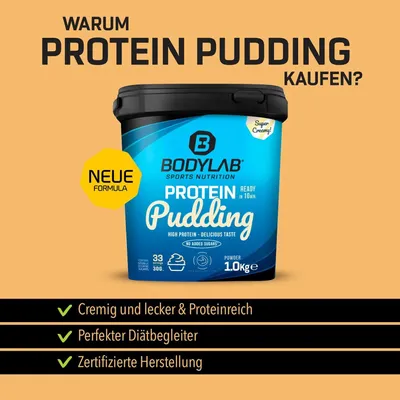 Produktbild von BODYLAB Protein Pudding - 1000g - Pistazie