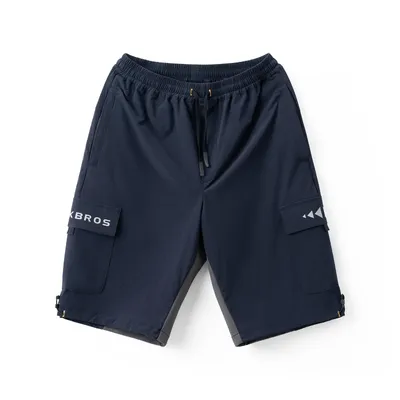 Produktbild von ROCKBROS Herren 2-in-1 Radlerhose Fahrradhose gepolstert wasserabweisend atmungsaktiv Radshorts für Rennrad und MTB Dunkelblau EU Größe XL