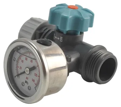 G3/4" Druckregelventil für Bewässerung, verstellbar, mit Manometer