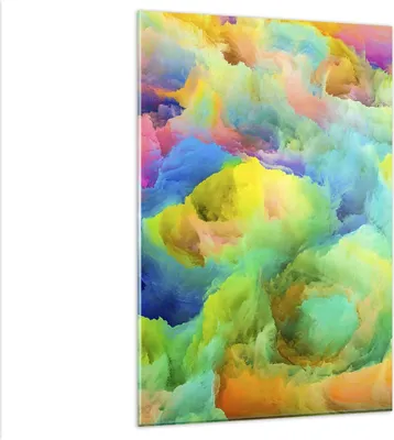 Produktbild von Bilder auf glas - Einteilig - Abstraktion modern - 80x120cm - Glasbilder - Wandbilder - Bilder - zum Aufhängen bereit - Wanddekoration aus Glas - Glas Bilder - Wandbild auf Glas - GPA80x120-4055