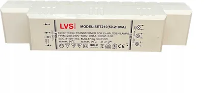 Obrázek produktu pro Elektronický transformátor pro halogenové žárovky 210W