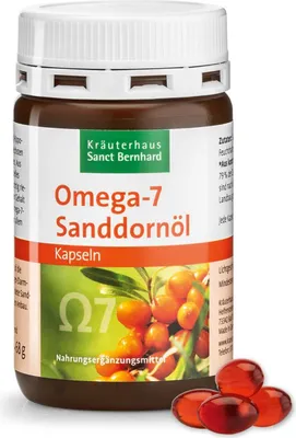 Produktbild von Sanct Bernhard Omega 7 Sanddornöl- Kapseln- 100 Kapseln