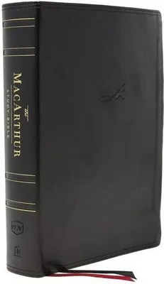 Produktbild von Nkjv, MacArthur Study Bible, 2nd Edition, Leathersoft, Black, Indexed, Comfort Print