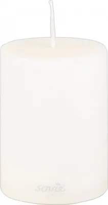 Produktbild von Stumpenkerze Creme, Ø 70 x 100 mm - Brenndauer ca. 52 Stunden
